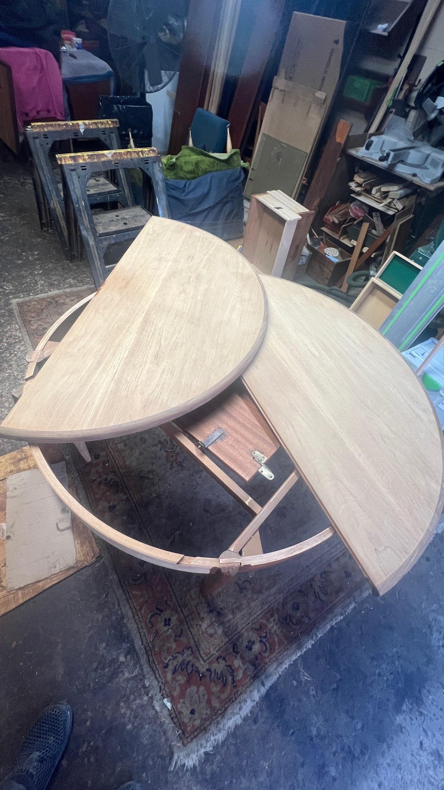 REFINISHED MCM Teak Extension Table & 6 REUPHOLSTERED chairs by G Plan