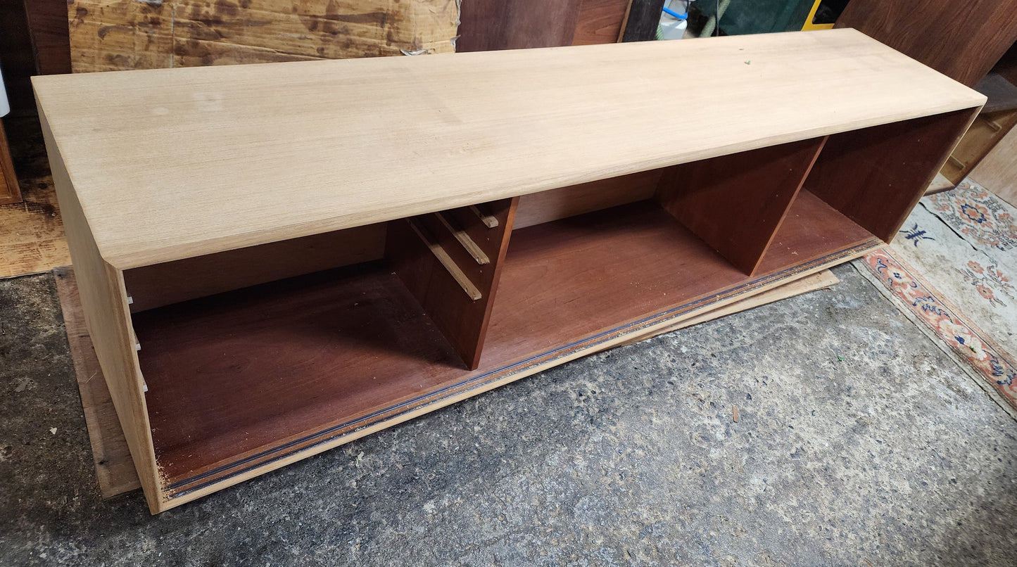 REFINISHED Mid Century Modern Teak Sideboard Credenza 7 ft