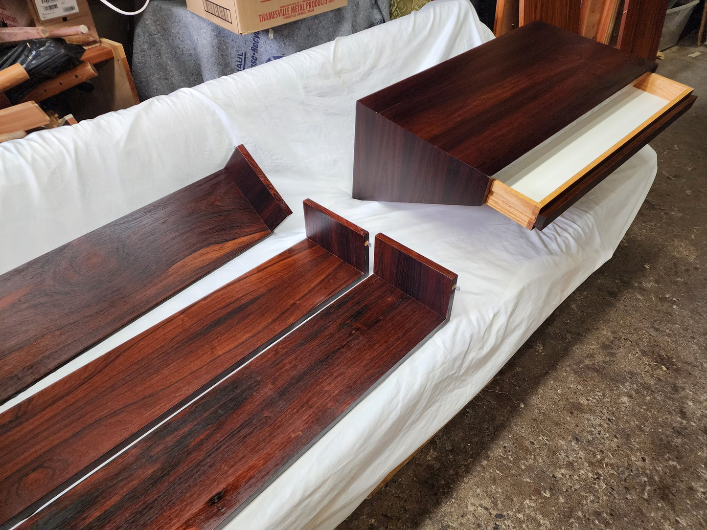 Mid Century Modern Rosewood Modular Wall Unit