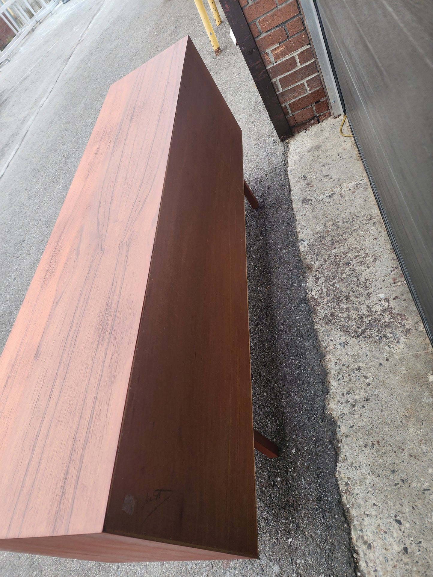 REFINISHED Mid Century Modern Teak Sideboard Credenza 72"