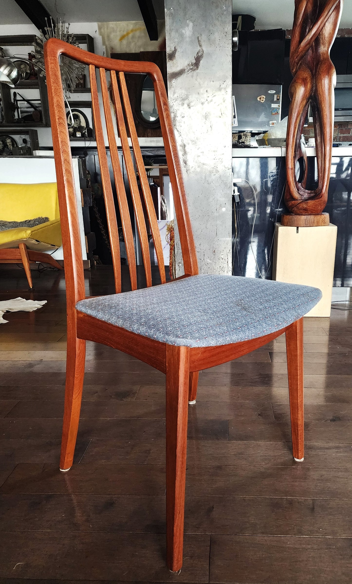 Choose Fabric***6 RESTORED Danish Mid Century Modern Teak Chairs by A.Jensen for Holstebro