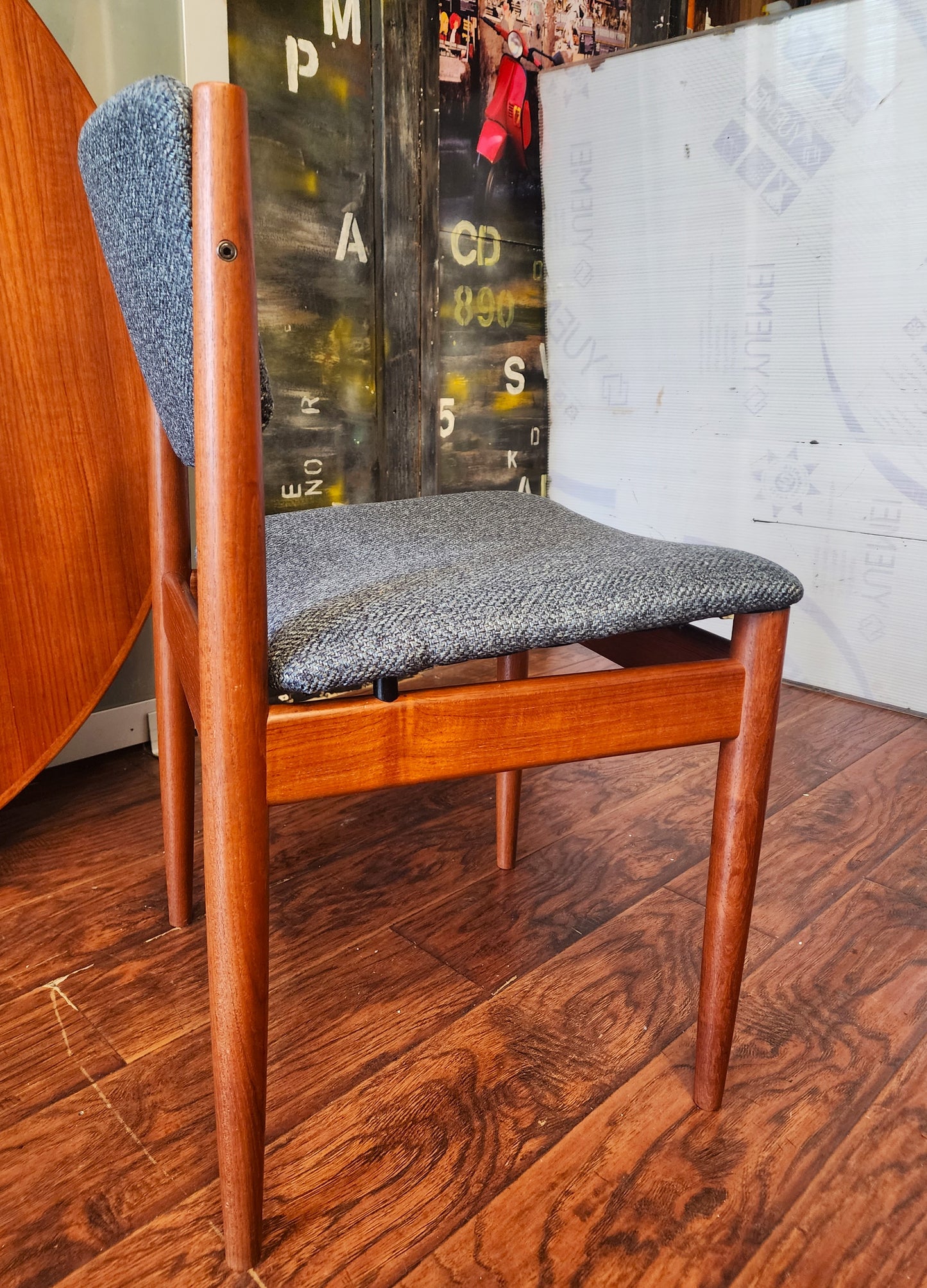 RESTORED Danish Mid-Century Modern Teak Chair by Finn Juhl for for France & Søn