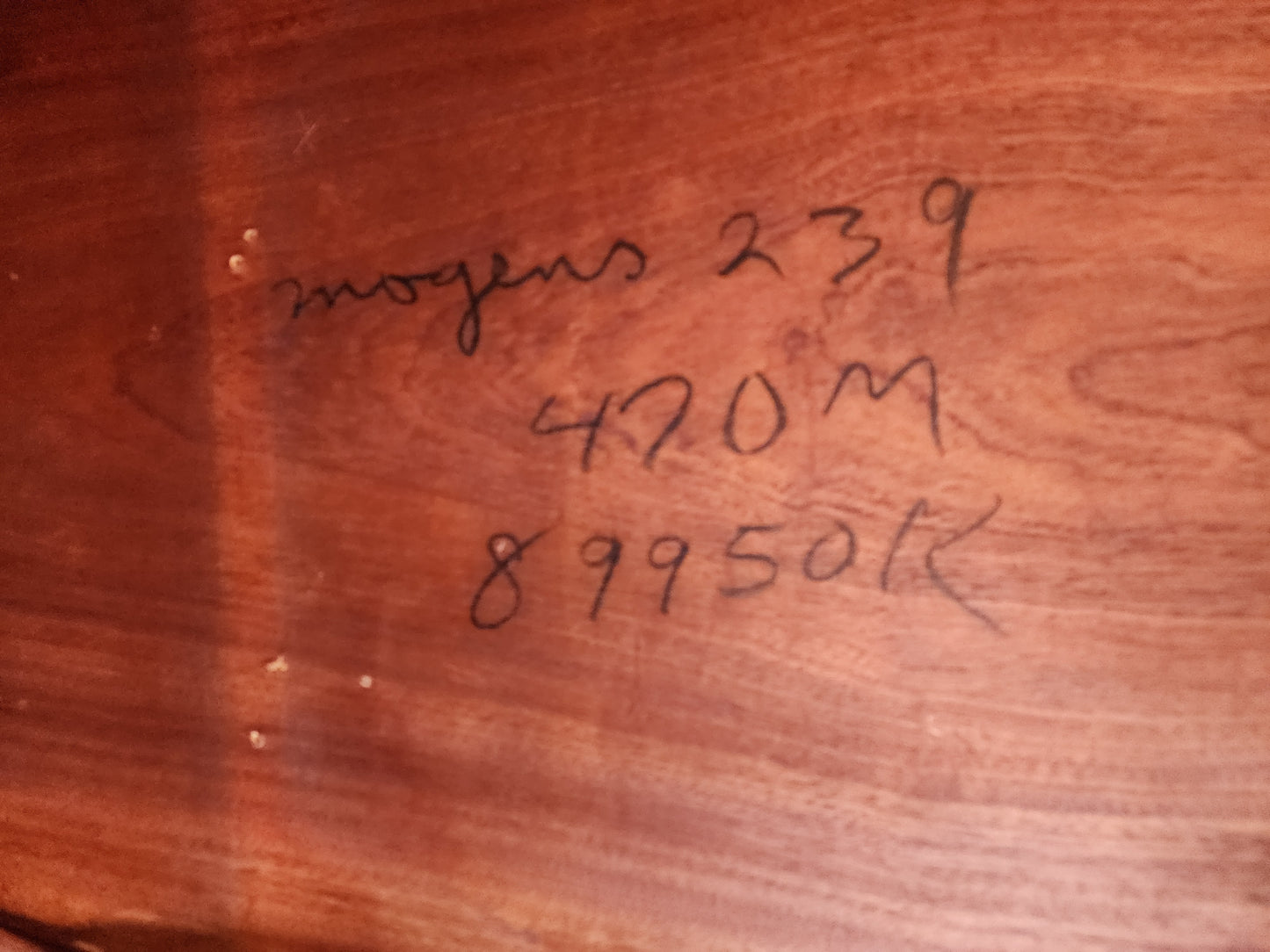 REFINISHED Danish MCM Teak Surfboard Coffee Table by A.H. Olsen for Mogens Kold 63"