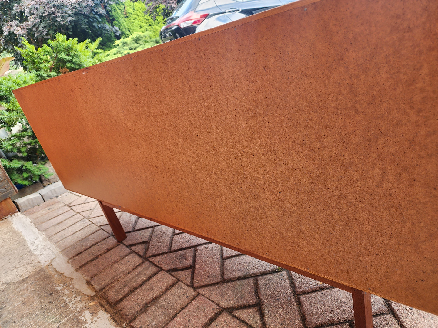 Danish Mid Century Modern Teak Tambour Credenza 65" by Svend Aage Larsen