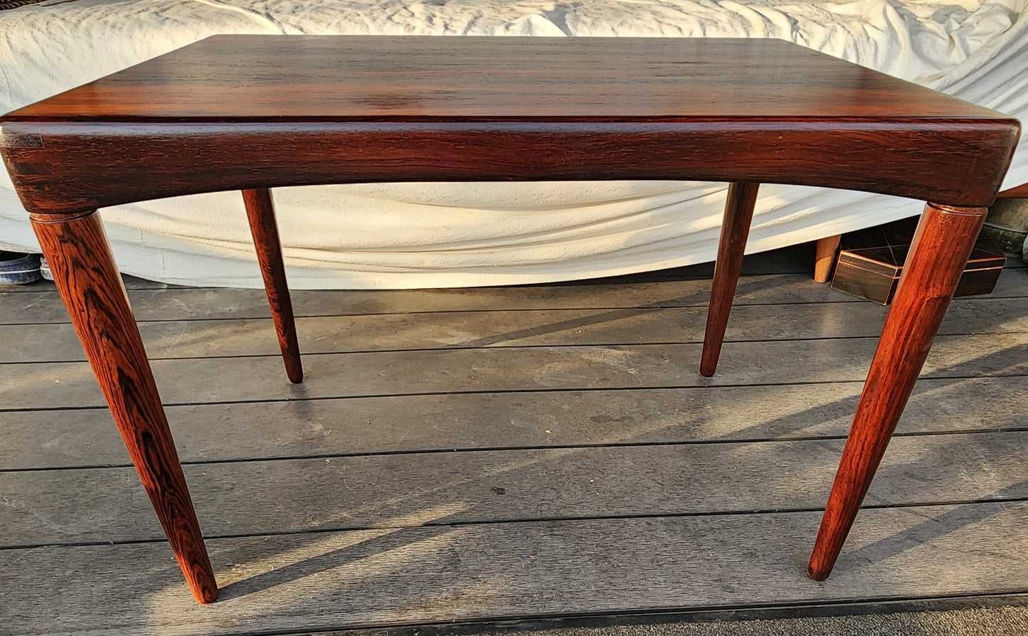 REFINISHED Danish Mid Century Modern Rosewood Coffee or Accent Table by H.W. Klein for Bramin