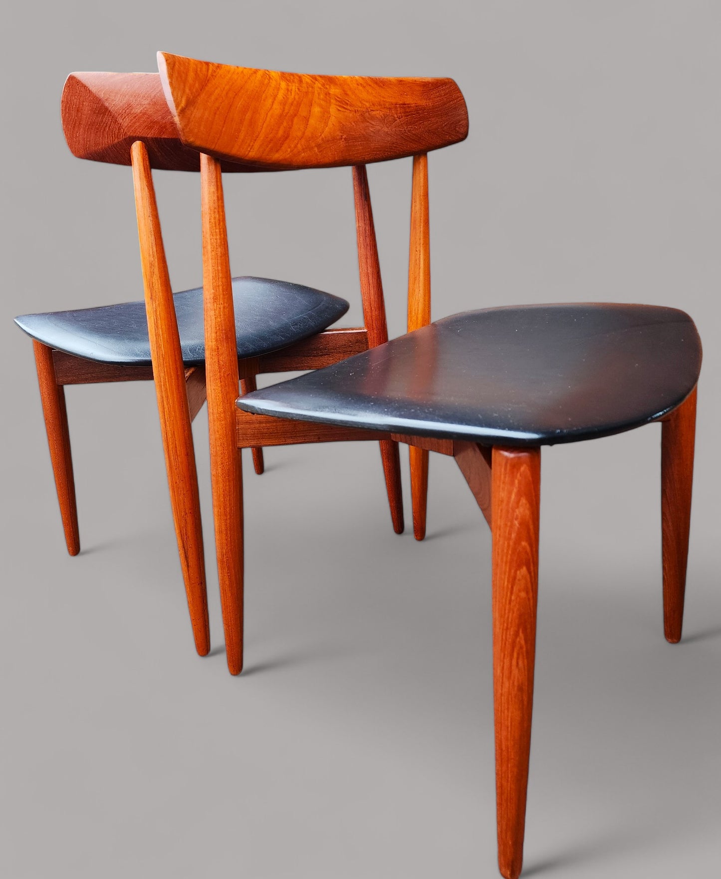 6 REFINISHED Danish MCM Teak Chairs by H.W. Klein for Bramin, REUPHOLSTERED