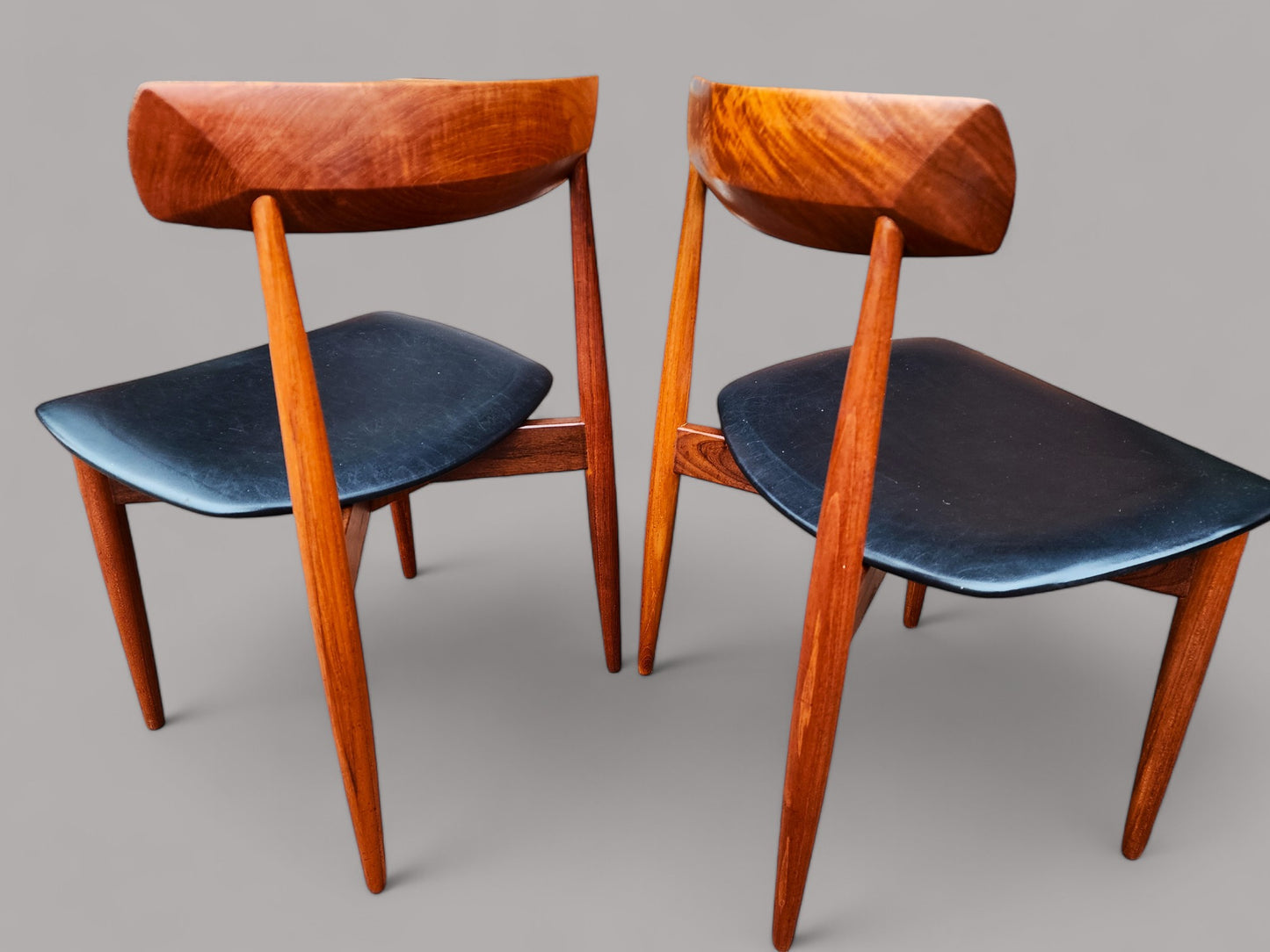 6 REFINISHED Danish MCM Teak Chairs by H.W. Klein for Bramin, REUPHOLSTERED