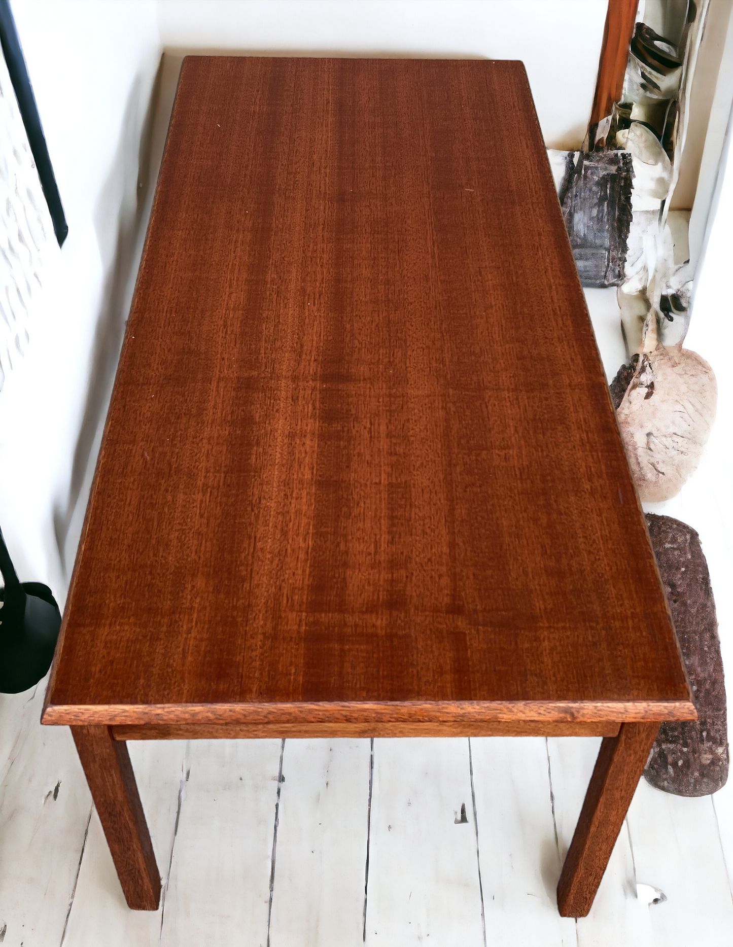 REFINISHED Set of Danish Mid Century Modern coffee table & 2 end tables