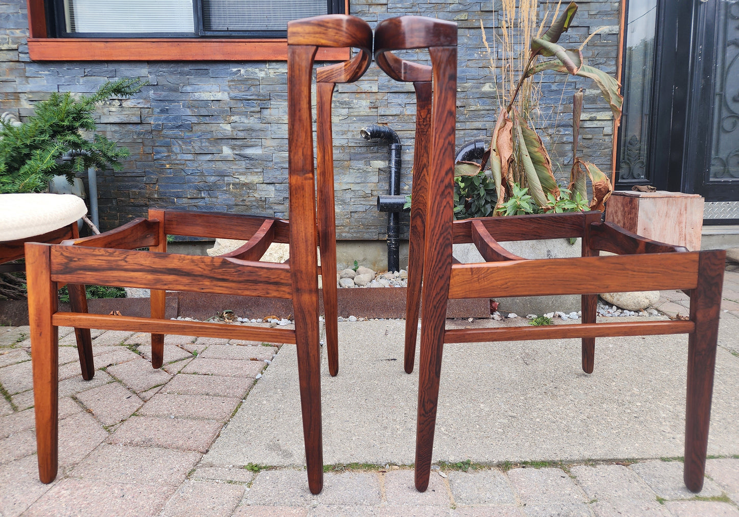 Choose Fabric***8 RESTORED Danish MCM Rosewood Chairs by Erik Buch