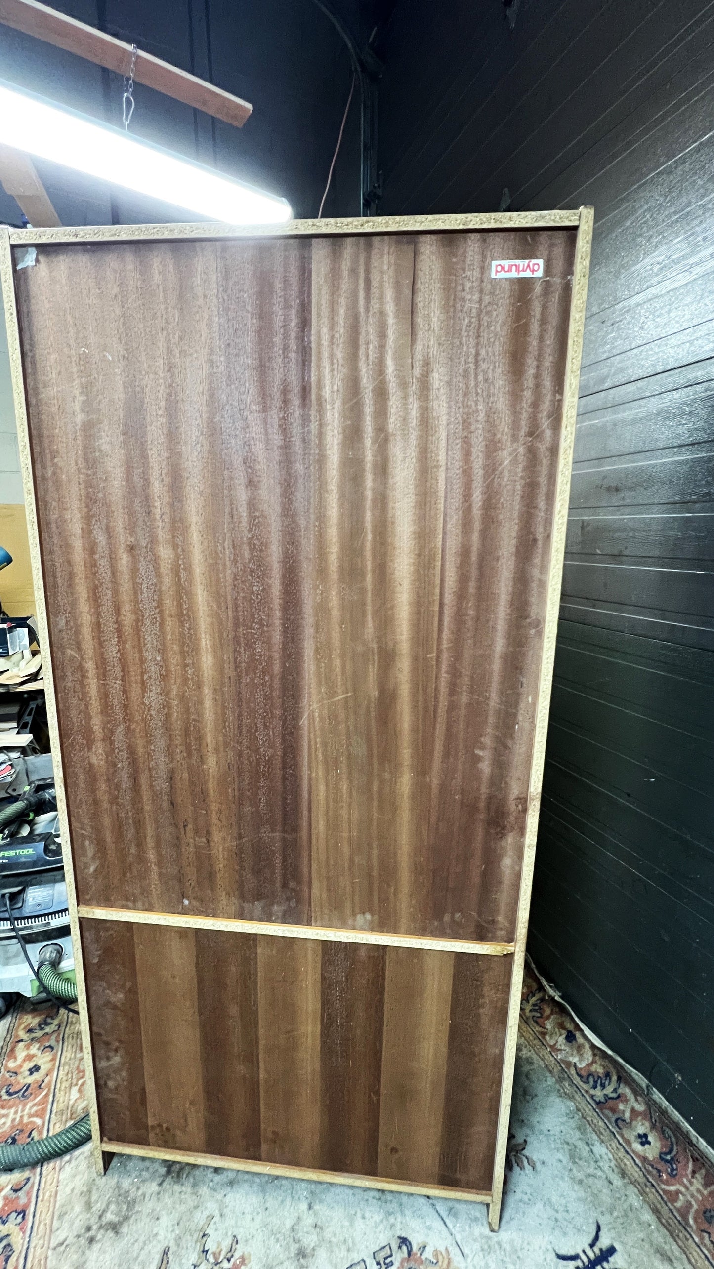 RESTORED Danish Mid Century Modern Teak Bookcase by DYRLUND H 77"