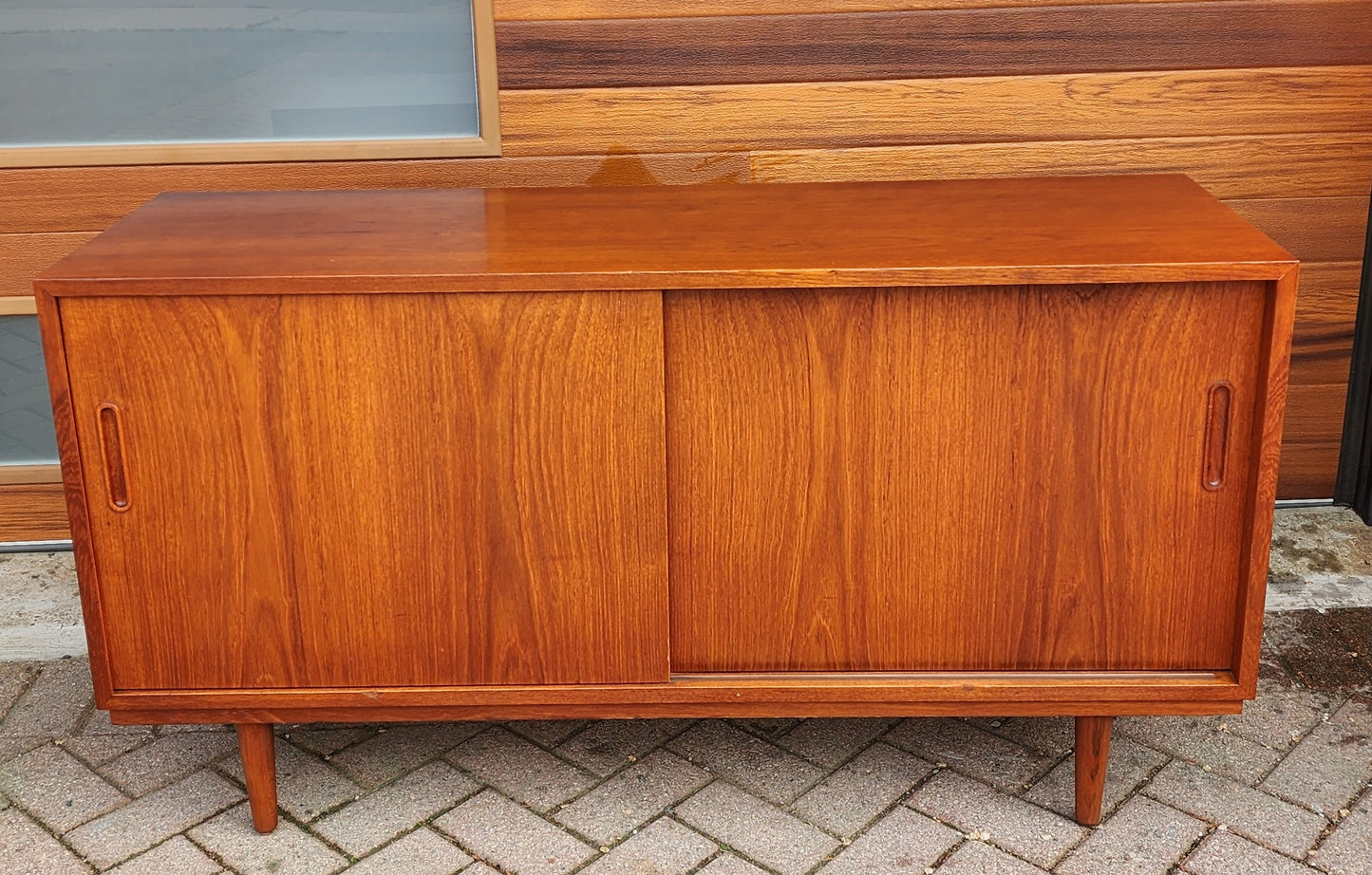 REFINISHED Danish Mid Century Teak Sideboard by P.Hundevad 54"