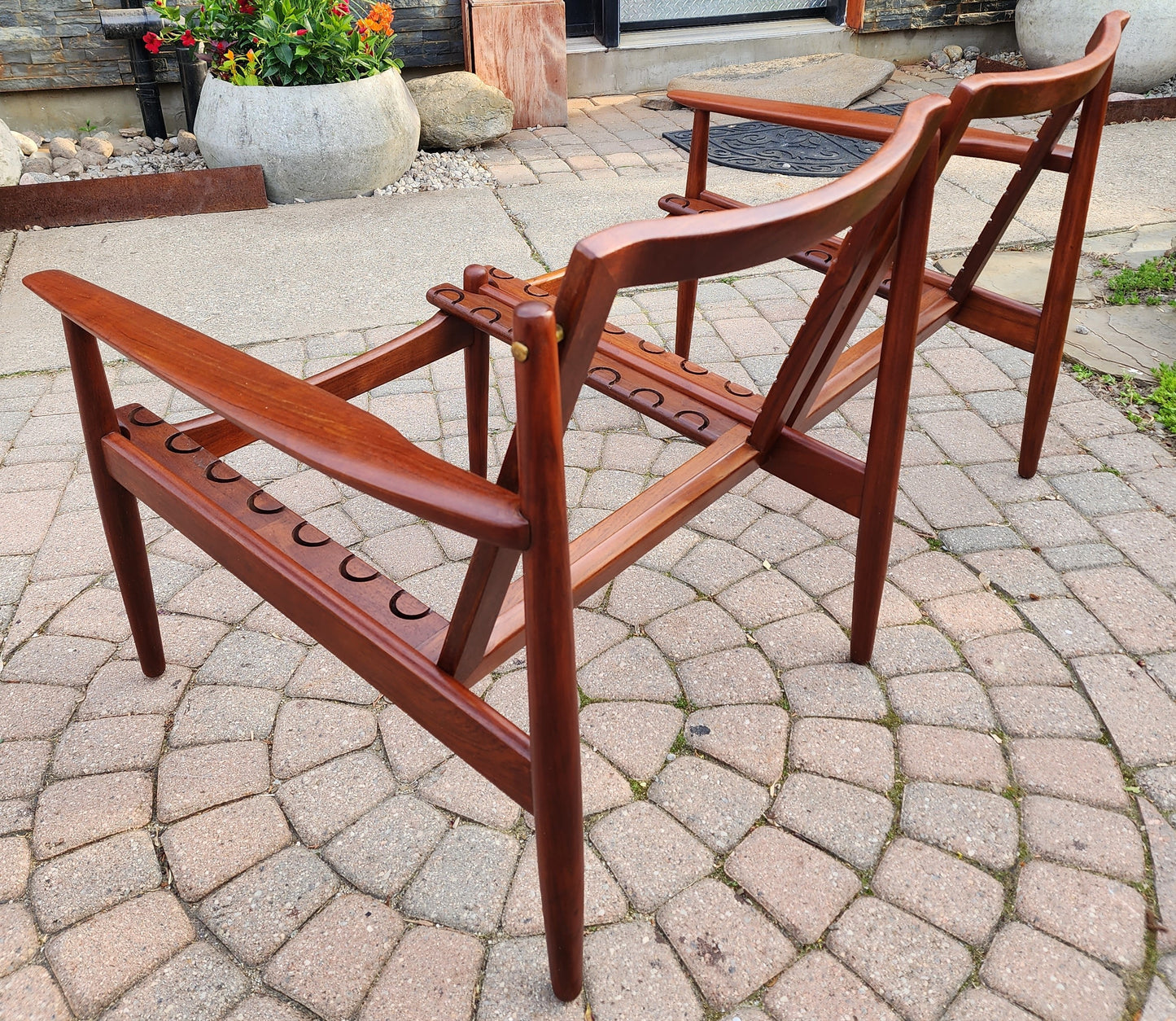 Choose Fabric! REFINISHED Danish MCM Teak Two-Seater Sofa by Arne Vodder for Glostrup