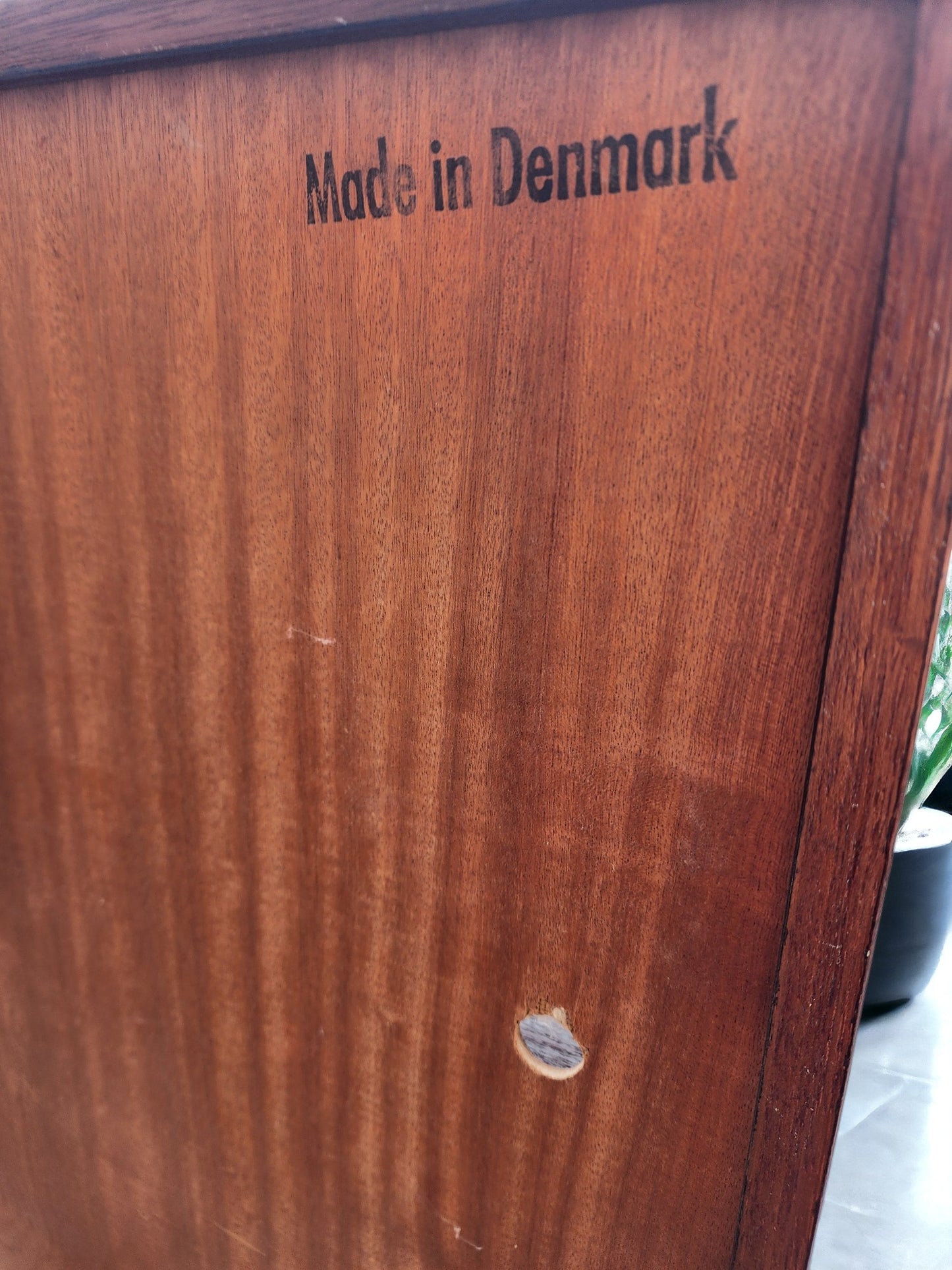 RESTORED Danish Mid Century Modern Rosewood Bookcase, 43"