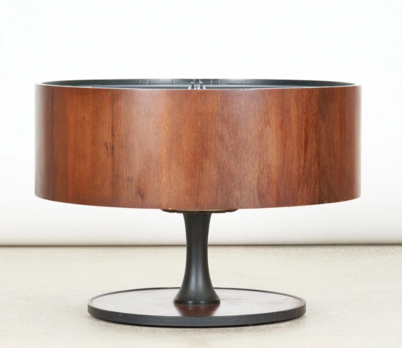REFINISHED MCM Electrohome Circa 75 Model 703 Circular Stereo Console/ Coffee Table
