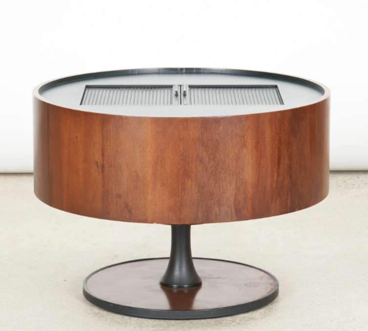 REFINISHED MCM Electrohome Circa 75 Model 703 Circular Stereo Console/ Coffee Table