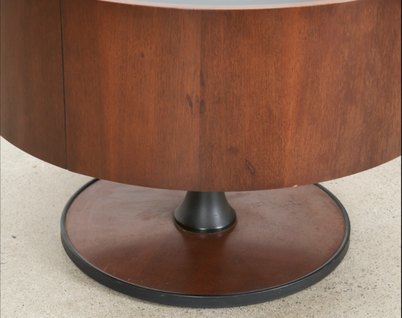 REFINISHED MCM Electrohome Circa 75 Model 703 Circular Stereo Console/ Coffee Table