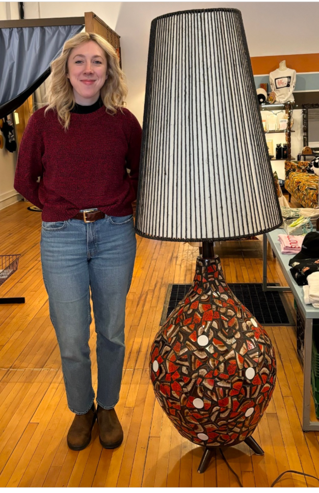 Set of Mid Century Modern floor & table lamps by Maurice Chalvignac