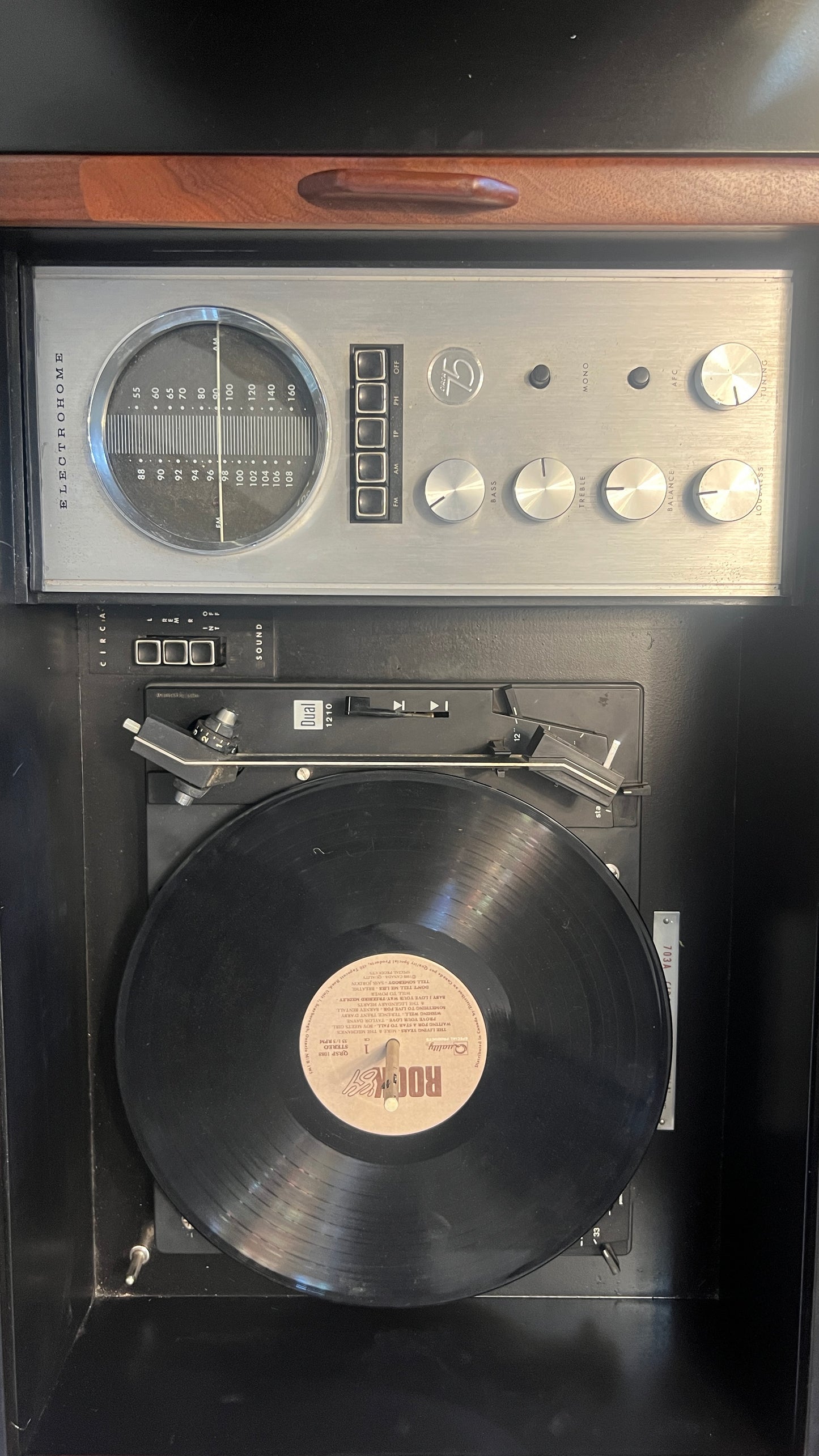 REFINISHED MCM Electrohome Circa 75 Model 703 Circular Stereo Console