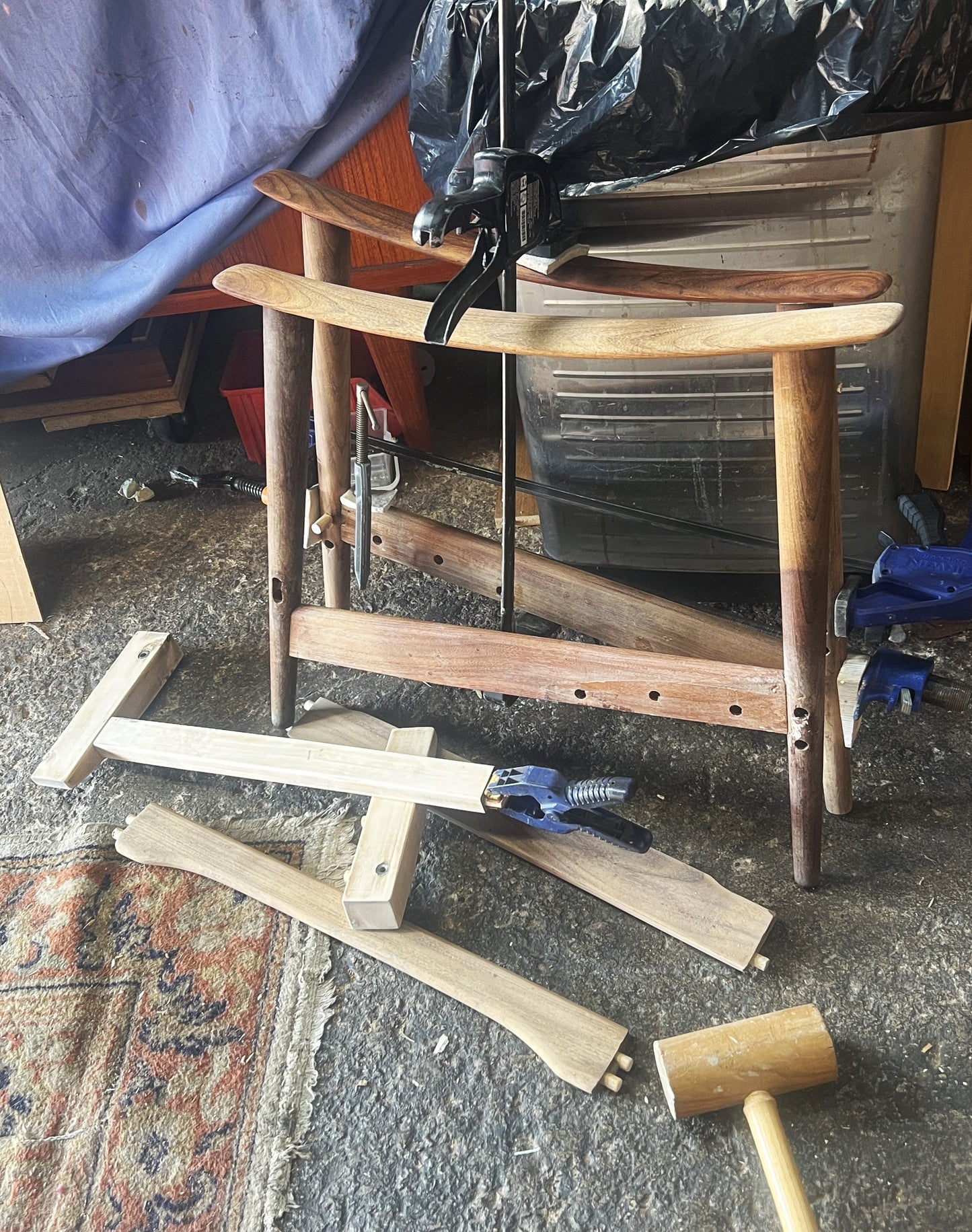 REFINISHED MCM Teak Lounge Chair by Arnt Lande for Stokke Mobler. Norway