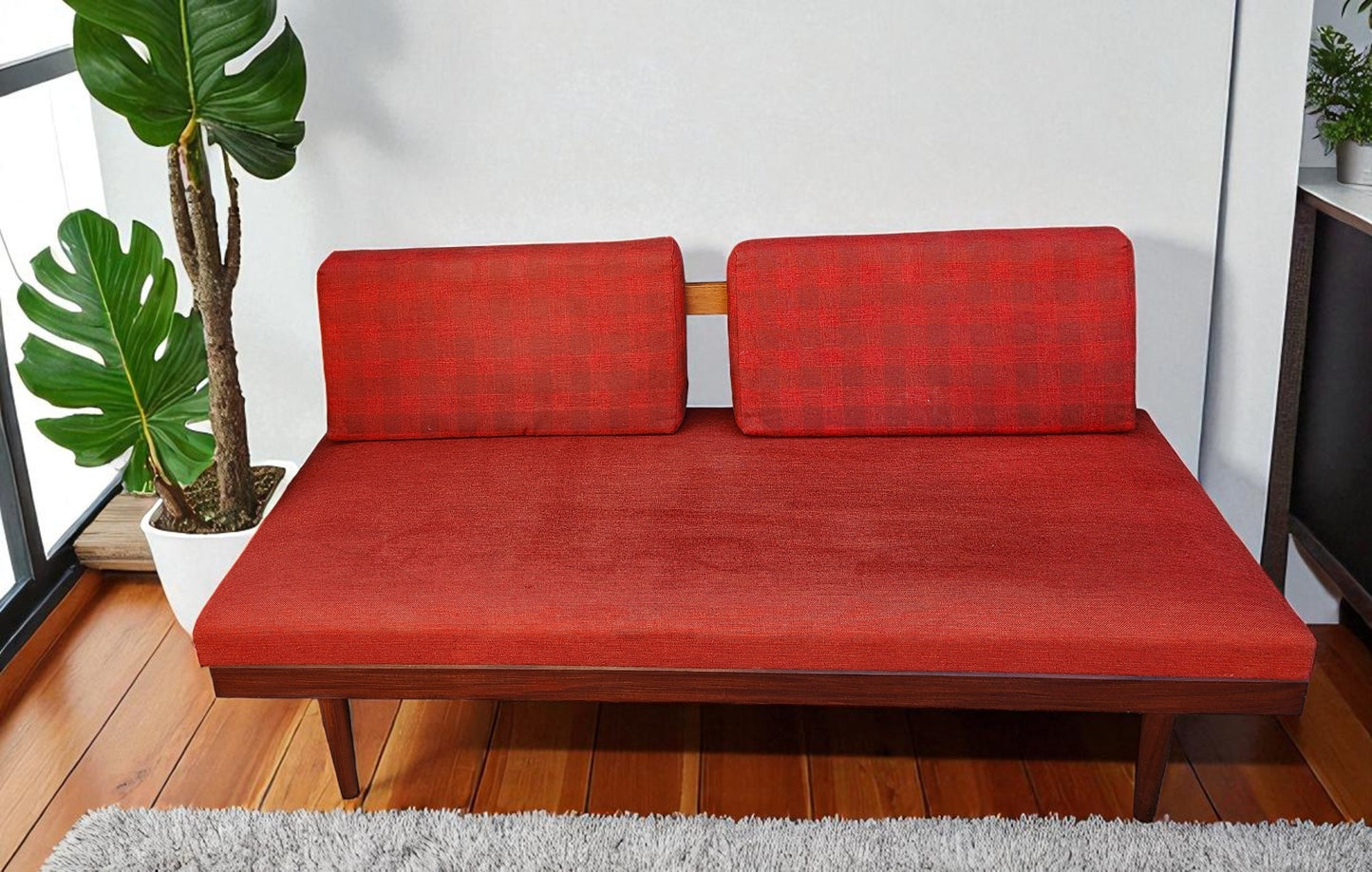 REFINISHED MCM Teak Svane Daybed by I. Relling w Pullout Side Tables
