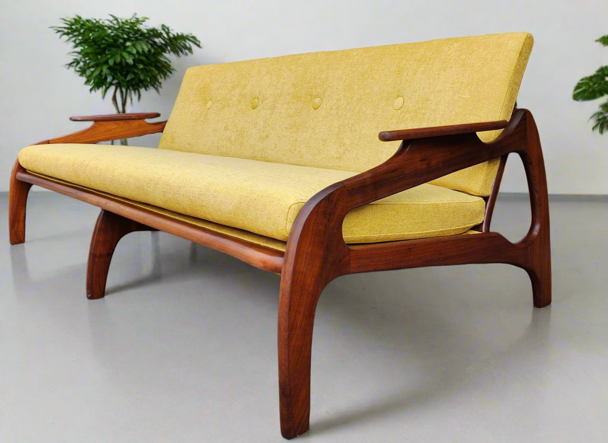 REFINISHED will get NEW CUSHIONS MCM Adrian Pearsall Lounge Chairs # 1209C