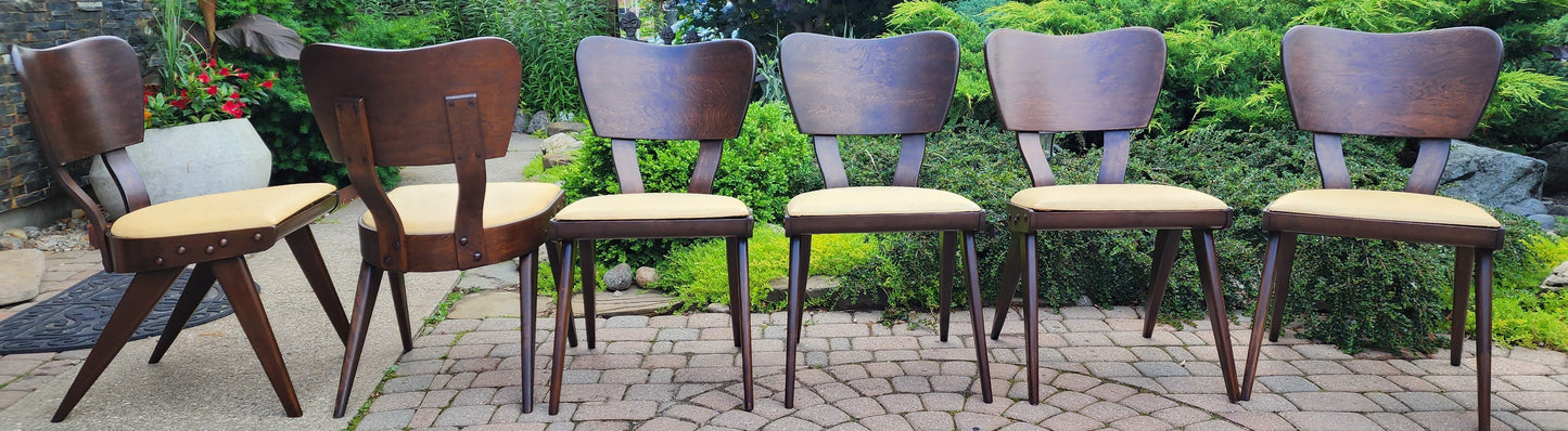 Choose Fabric***REFINISHED Mid Century Modern Russell Spanner Catalina Table & 6 Chairs