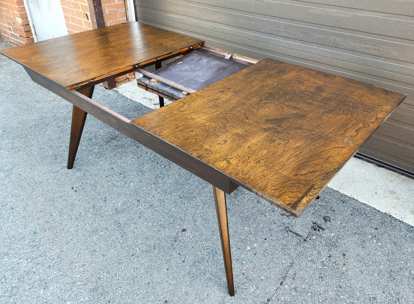 Choose Fabric***REFINISHED Mid Century Modern Russell Spanner Catalina Table & 6 Chairs
