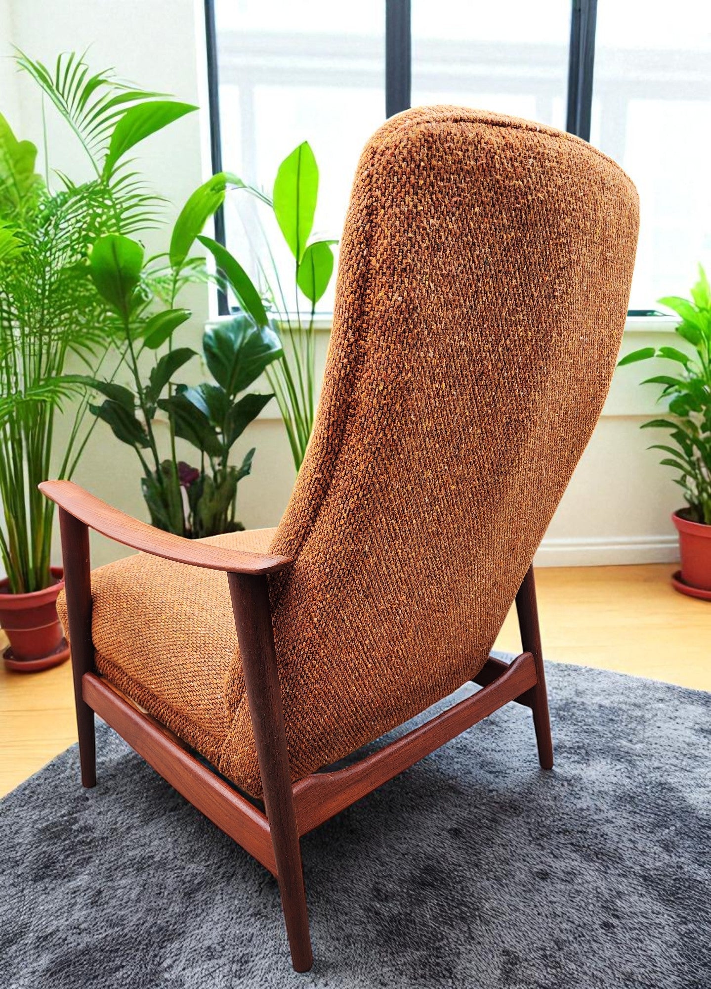REFINISHED MCM Teak Lounge Chair by Arnt Lande for Stokke Mobler. Norway