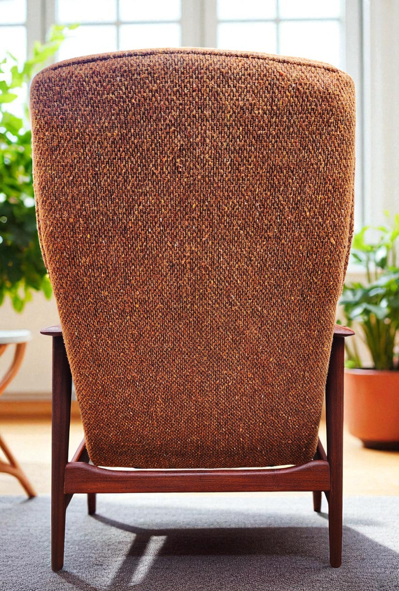 REFINISHED MCM Teak Lounge Chair by Arnt Lande for Stokke Mobler. Norway