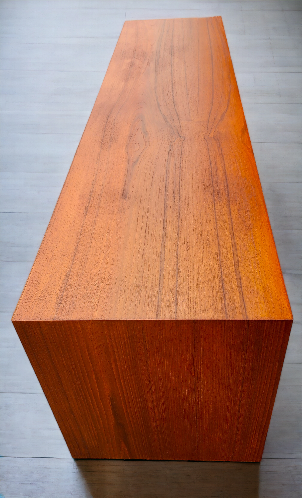 REFINISHED Mid Century Modern Teak Sideboard Credenza 72"