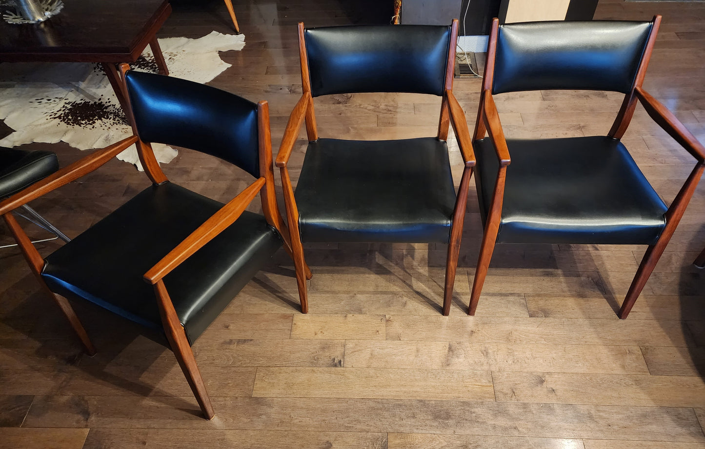 RESTORED Mid Century Modern Walnut Arm Chair