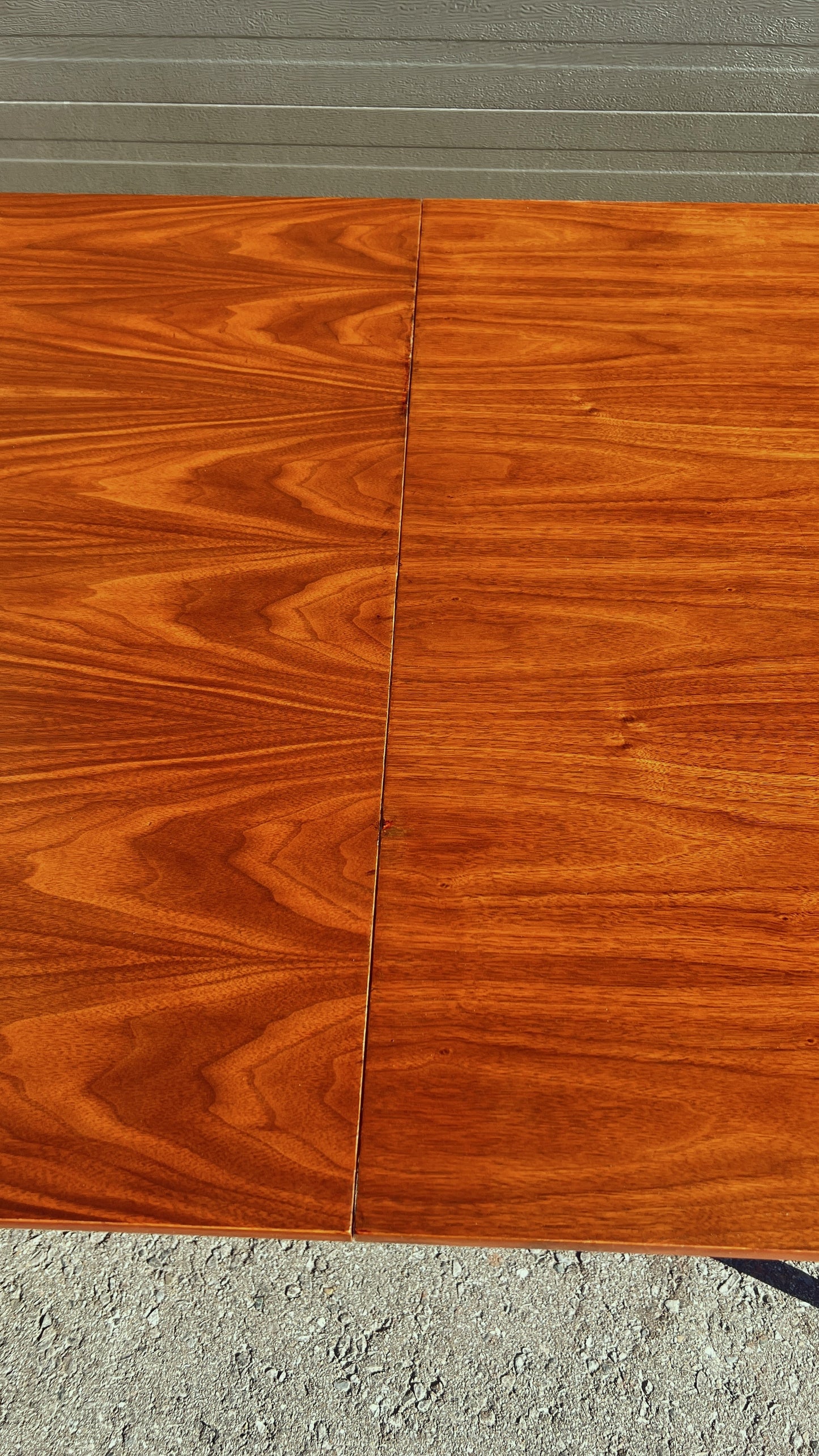 REFINISHED Mid Century Modern Walnut Extendable Dining Table 48"-60"