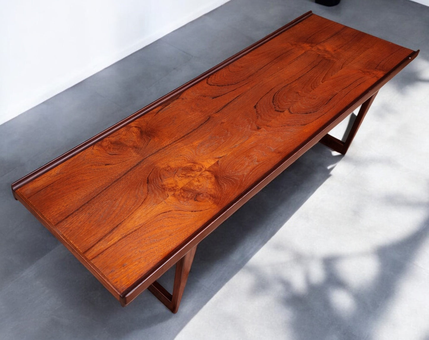 RESTORED Danish MCM Teak Coffee Table or Bench by Peter Løvig Nielsen