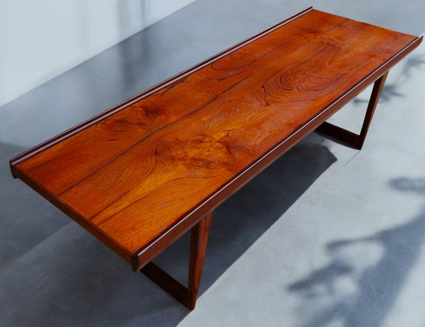 RESTORED Danish MCM Teak Coffee Table or Bench by Peter Løvig Nielsen