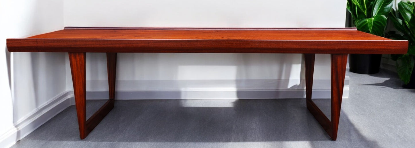 RESTORED Danish MCM Teak Coffee Table or Bench by Peter Løvig Nielsen