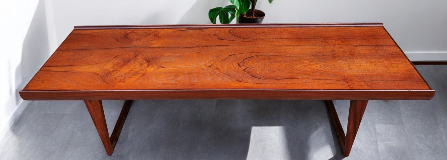 RESTORED Danish MCM Teak Coffee Table or Bench by Peter Løvig Nielsen