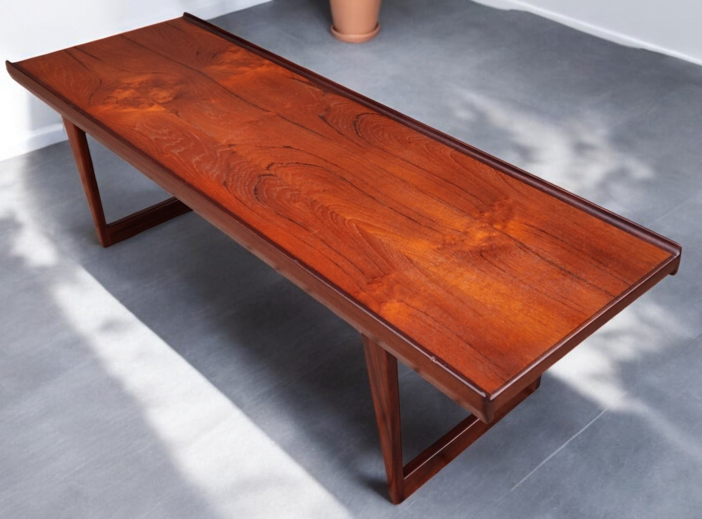 RESTORED Danish MCM Teak Coffee Table or Bench by Peter Løvig Nielsen