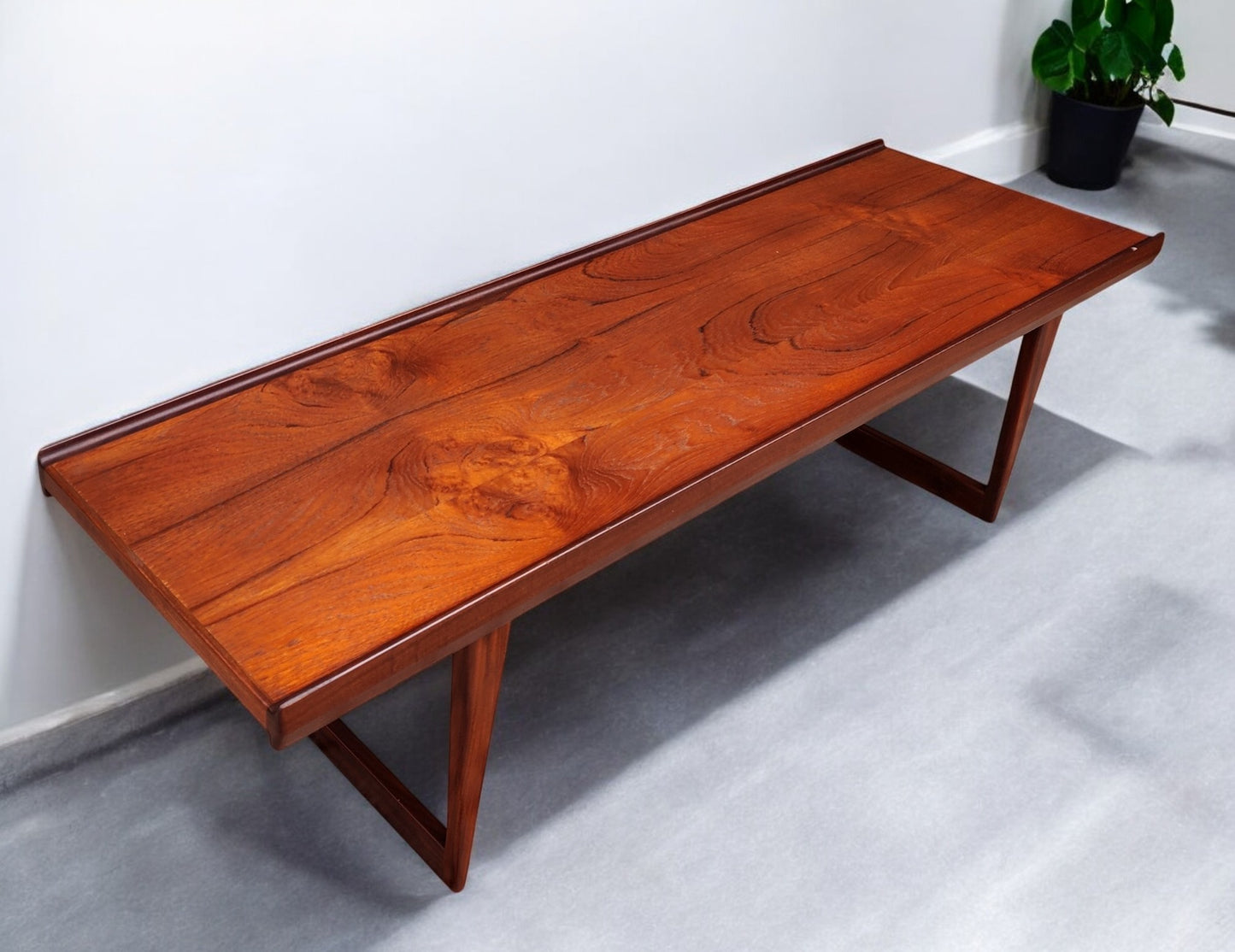 RESTORED Danish MCM Teak Coffee Table or Bench by Peter Løvig Nielsen