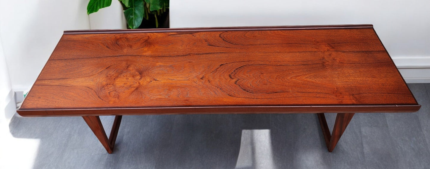RESTORED Danish MCM Teak Coffee Table or Bench by Peter Løvig Nielsen