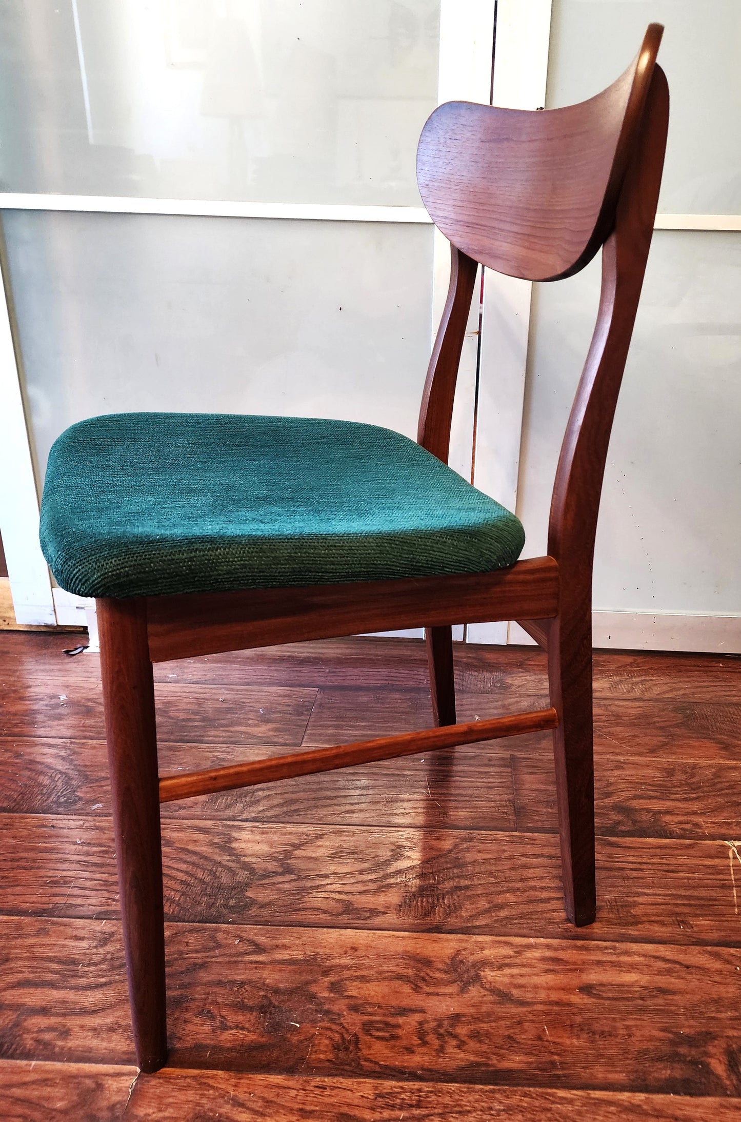6 RESTORED Danish Mid Century Modern Teak Chairs