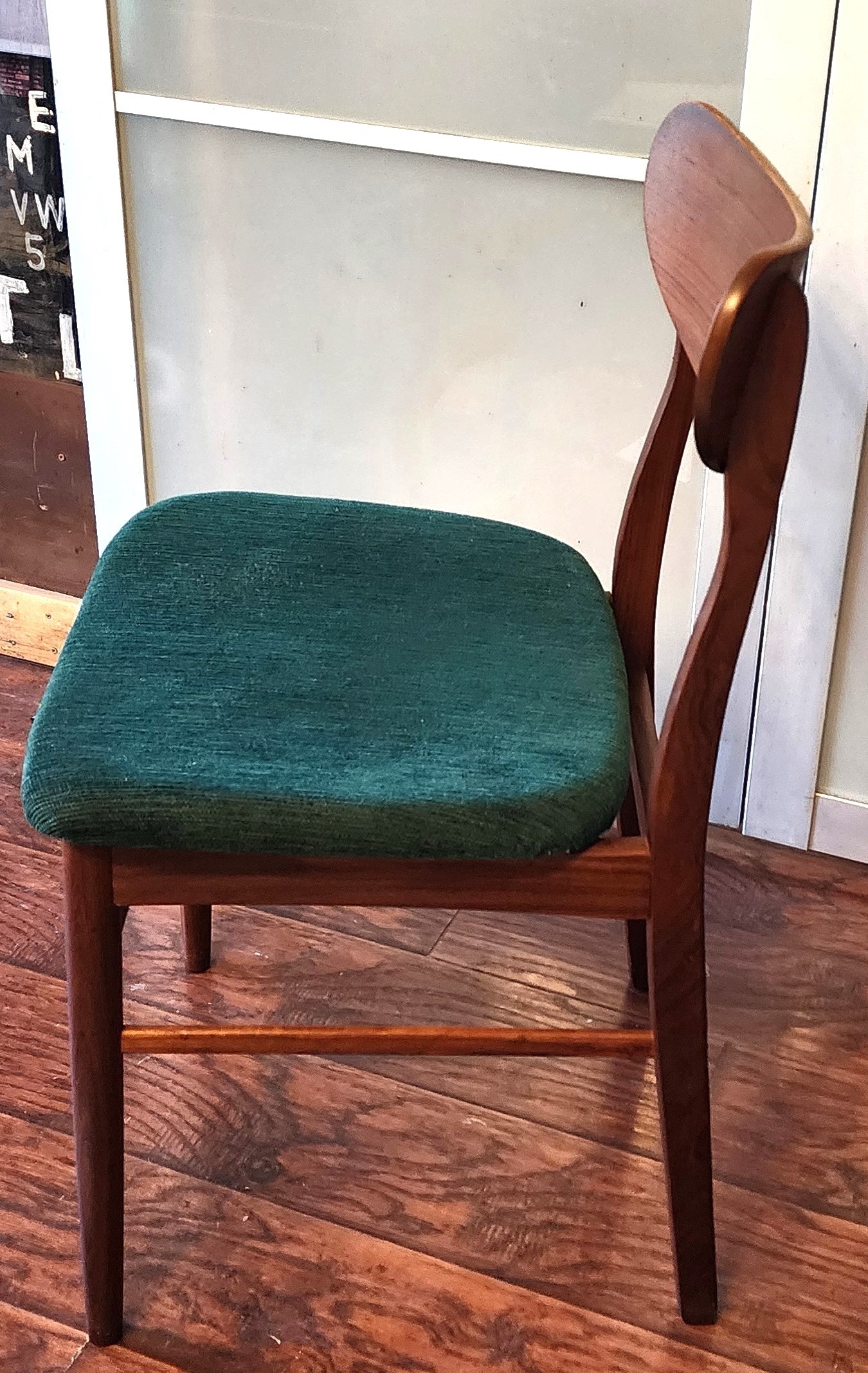 6 RESTORED Danish Mid Century Modern Teak Chairs
