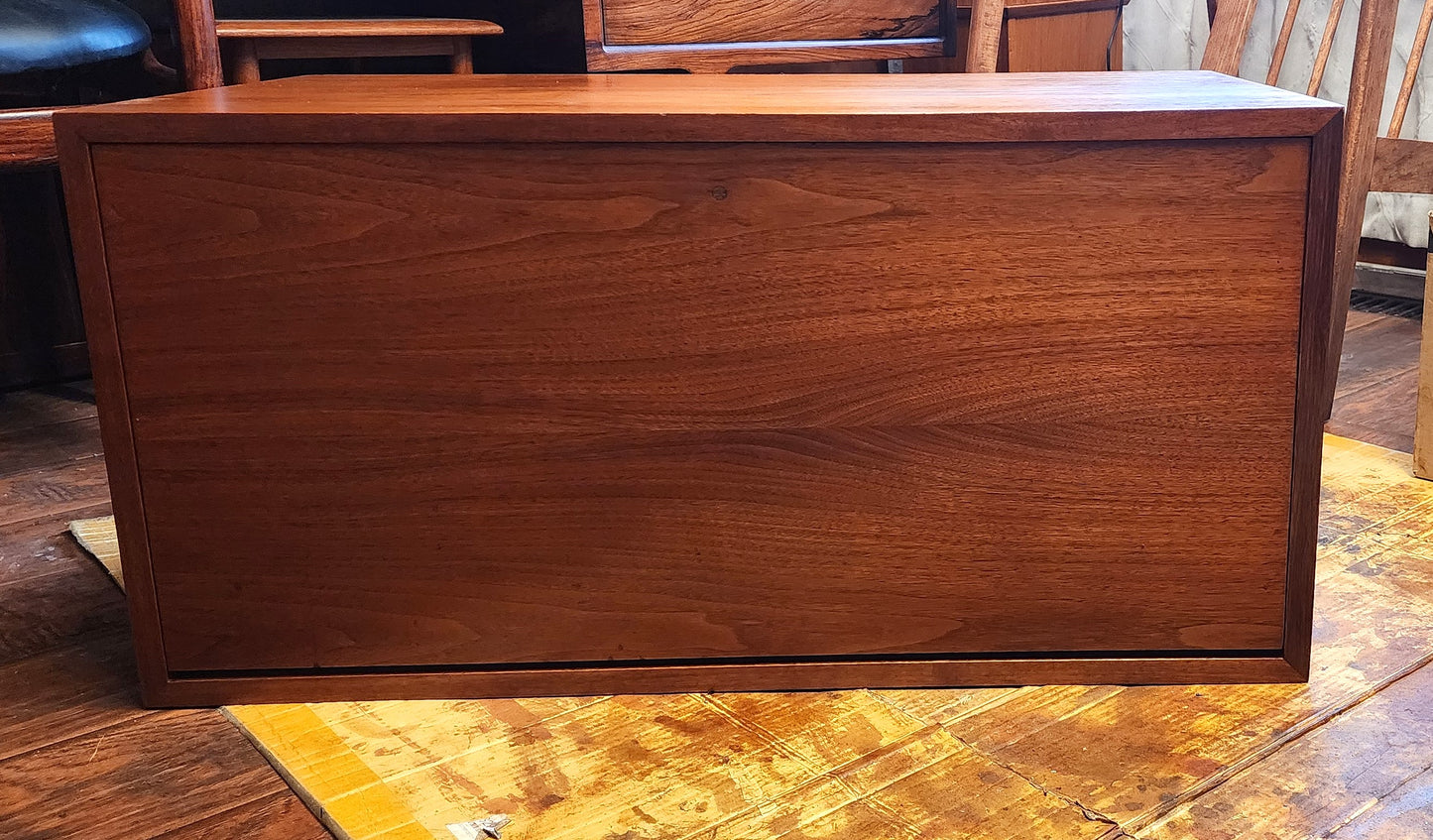 REFINISHED Mid Century Modern Free-Standing Teak Modular Wall Unit by REFF, opt A