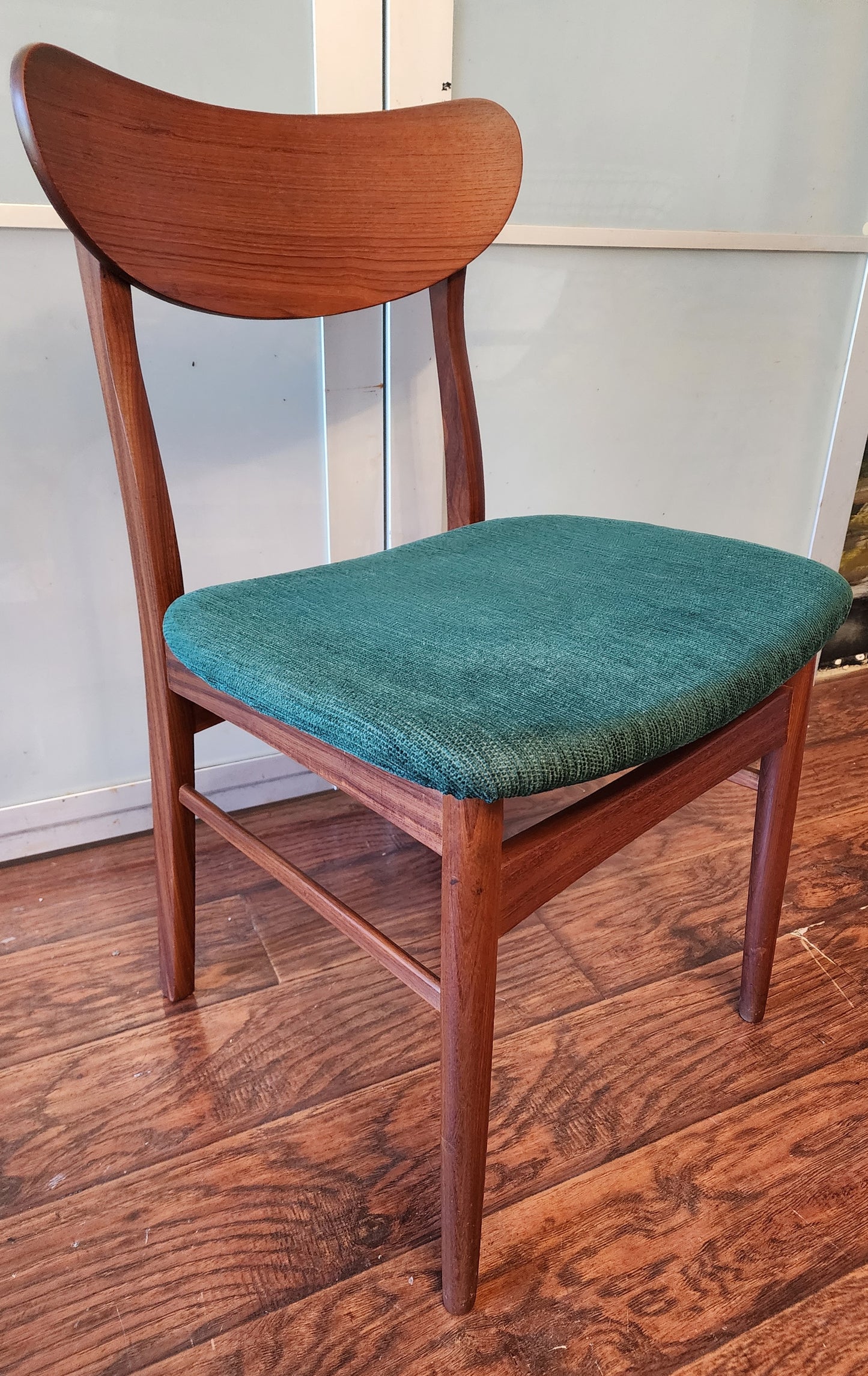 6 RESTORED Danish Mid Century Modern Teak Chairs