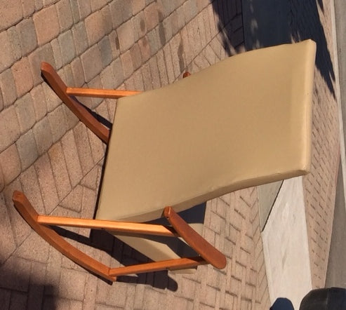 Mid-Century Modern Rocking Chair by Johanson REUPHOLSTERED REFINISHED - Mid Century Modern Toronto