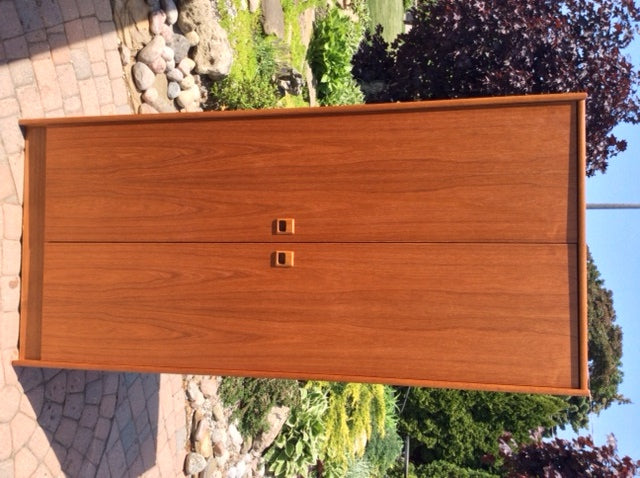 Teak MCM Wardrobe, RESTORED to perfection 33" - Mid Century Modern Toronto