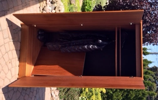 Teak MCM Wardrobe, RESTORED to perfection 33" - Mid Century Modern Toronto