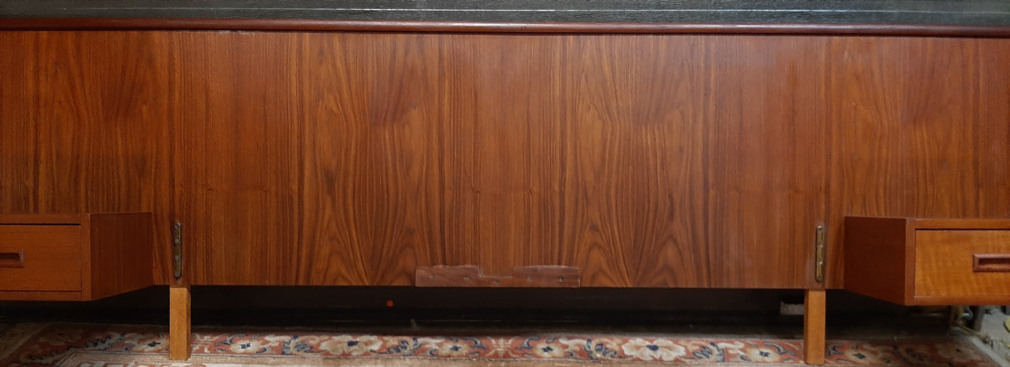 REFINISHED MCM Teak Dresser, Wardrobe, Queen Bed w floating nightstands PERFECT - Mid Century Modern Toronto