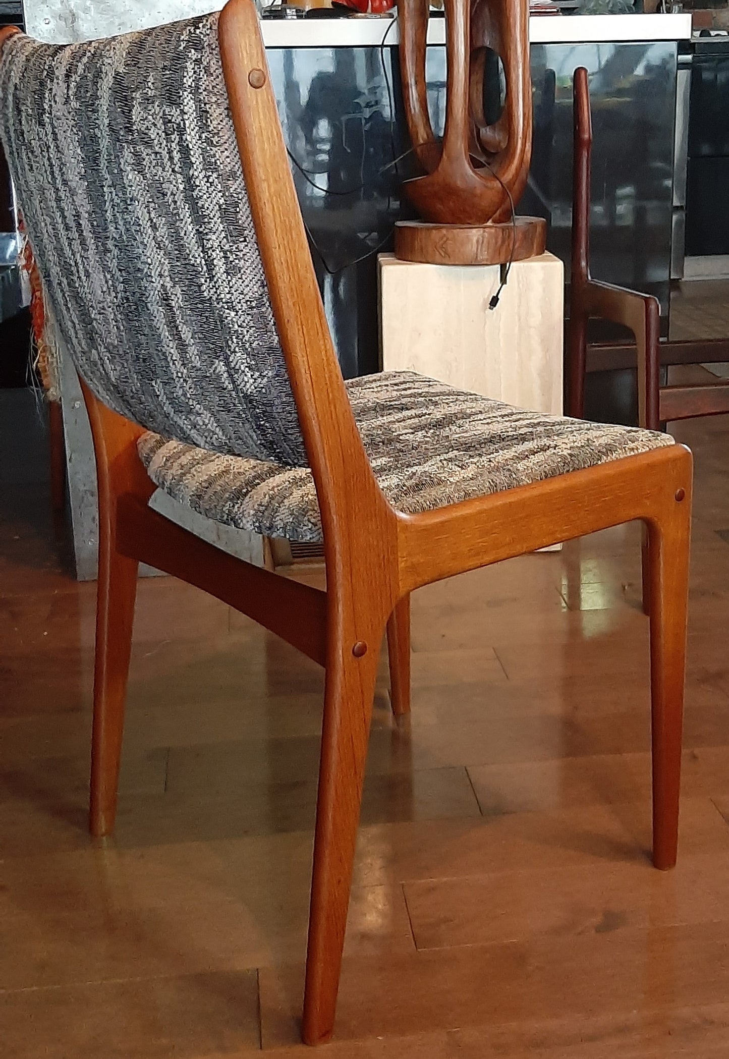 6 REFINISHED Danish MCM Teak Dining Chairs