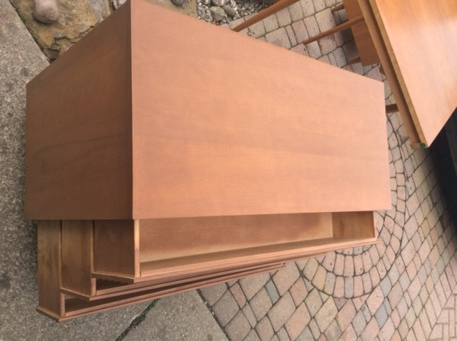 Sculptural MCM Set of 2 Solid Wood Dressers & Desk by Imperial - like new, for less than IKEA - Mid Century Modern Toronto
