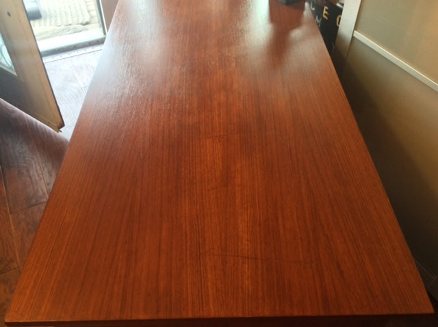 REFINISHED MCM Teak Desk (some blemishes, selling below cost) - Mid Century Modern Toronto